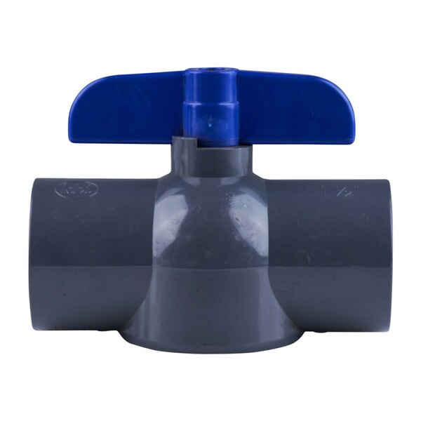 PVC 1-1/2 inch ball valve 150 psi